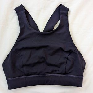 SOLD - Lululemon Fast & Free Bra (Nulux) Black Grape Size 4